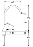 Смеситель для кухни Plados Mig05 UM42 Titanium фото №2 — интернет-магазин Desire.md