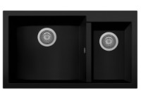 Кухонная мойка Plados One ON8620ST NS N6 Deep Black