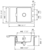 Chiuvetă de bucătărie Schock Mono D-100 XS Puro imaginea #2 — magazin online Desire.md