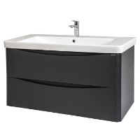 Шкаф с умывальником Martat Zen 105cm Anthracite (13882)
