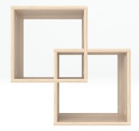 Raft de perete Fabrik Home Small 4 Stejar Sonoma imaginea #1 — magazin online Desire.md