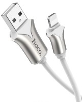 Cablu USB Hoco U67 Soft Silicone for Lightning White