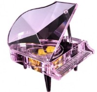 Шкатулка Flame Crystal Piano Musicbox Pink