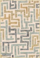 Ковёр Ecofloor Farashe (327C482440) Labyrinths Yellow/Green 1.60x2.30m