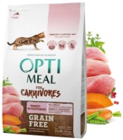 Сухой корм для кошек Optimeal For Carnivores Turkey & Vegetables 4kg