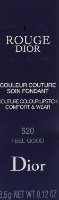 Ruj de buze Christian Dior Rouge Happy Limited Edition 520 Feel Good