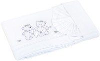 Lenjerie de pat pentru copii Italbaby Blue Bear (020.1130-0050) White
