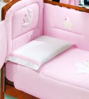 Lenjerie de pat pentru copii Italbaby Petite Etoile (100.0066-1) Pink