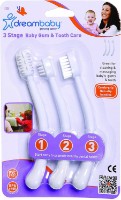 Set periute de dinti pentru bebeluşi DreamBaby 3 Stage Baby Gum & Tooth Care (F325) 