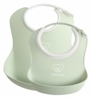 Набор слюнявчиков BabyBjorn Baby Feeding Set Powder Green (046761A)