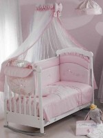 Балдахин для кроватки Italbaby Polvere di Stelle Pink (800.0005-1)