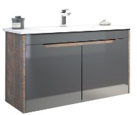 Шкаф с умывальником Orka Lago 100 Antracite (09585)
