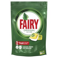 Detergent pentru mașine de spălat vase Fairy Original All In One 60cap