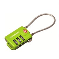 Breloc Munkees TSA Cable Combination Lock