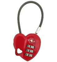 Breloc Munkees TSA Combination Lock Heart