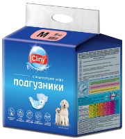 Scutece pentru câini și pisici Cliny Подгузники 5-10kg M 9pcs