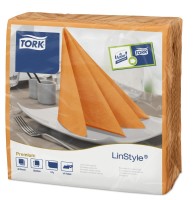 Салфетки для сервировки стола Tork LinStyle Orange (478851)