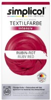 Vopsea pentru țesături Simplicol Rubin-Rot 400g+150ml