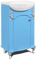Шкаф под умывальник КМК Версаль 500 Голубой/Серебро (0454.7)