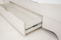 Детская кровать SV-Мебель Akvarel 1 Ясень Анкор Светлый/Белый Матовый