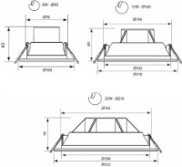 Lampă încorporabilă Vivalux VIV003554 imaginea #2 — magazin online Desire.md