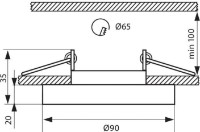 Встраиваемый светильник Vivalux VIV003875 фото №2 — интернет-магазин Desire.md