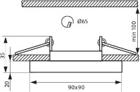 Встраиваемый светильник Vivalux VIV003877 фото №2 — интернет-магазин Desire.md