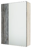 Настенный шкаф SV-Мебель Визит 1 с зеркалом Дуб Сонома/Сосна Джексон
