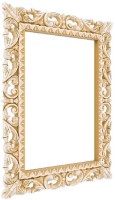 Зеркало КМК Багира 1 Белый/Золото (0465.9)