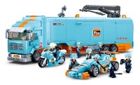 Set de construcție Sluban Racing Team F1 Truck (B0766)