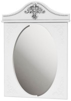 Зеркало для ванной КМК Жозефина Белый/Серебро (0541.5)