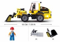 Set de construcție Sluban Town Forklift 2 Into1 (B0803)