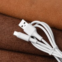 Cablu USB Hoco X25 Soarer Micro White imaginea #2 — magazin online Desire.md