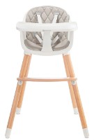 Стульчик для кормления Kinderkraft Sienna (KKKSIENGRY0000) Gray фото №4 — интернет-магазин Desire.md