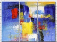 Картина ArtPoster Abstract drawing in Blue tones (3499071)