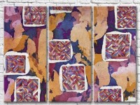 Картина ArtPoster Abstract illustration Lilac/Yellow (3499053)