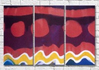 Картина ArtPoster Abstract shapes Red and Purple (3499067)