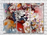 Pictură ArtPoster Abstraction from flowers and sakura branches (500050) imaginea #1 — magazin online Desire.md