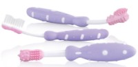 Set periute de dinti pentru bebeluşi Nuby 3in1 (ID754)
