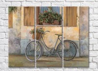 Картина ArtPoster Bicycle with the Basket near the Window 001 (3470900)