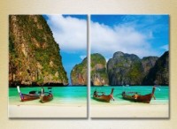 Картина ArtPoster Boats on the shore Thailand 02 (2164420)