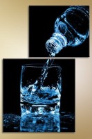 Pictură ArtPoster Bottle and water (2602898)