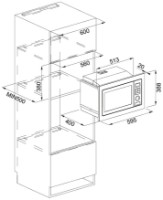 Cuptor cu microunde incorporabil Franke FMW 250 CR2 G BK imaginea #2 — magazin online Desire.md