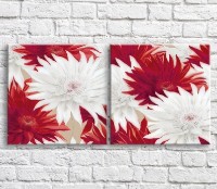 Картина ArtPoster Bright/Red and White gerberas (3467811)