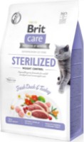 Сухой корм для кошек Brit Care Grain Free Sterilized Weight Control Duck & Turkey 7kg