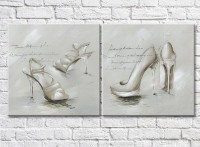 Pictură ArtPoster Fashion womens shoes (3453064)