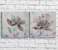 Картина ArtPoster Flowers on a colorful background (3467806)
