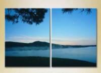 Картина ArtPoster Fog over the night lake 02 (2164466)