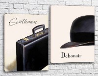 Картина ArtPoster Gentleman's set,/bowler hat and diplomat (3453074)