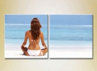 Картина ArtPoster Girl on the sea beach (2164412)